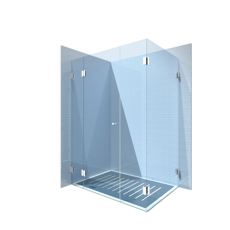 Novara négyrészesz zuhanykabin 90 x 90 cm-től